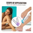 thumbnail image 4 of 4pcs Wax Applicator Silicone Spoon Spatula for Hair Removal Face Cleaning, 4 of 5