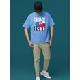 thumbnail image 2 of Relaxed ICEE Chill Mode - Bear Fun Graphic Men's T-shirt, 2 of 4