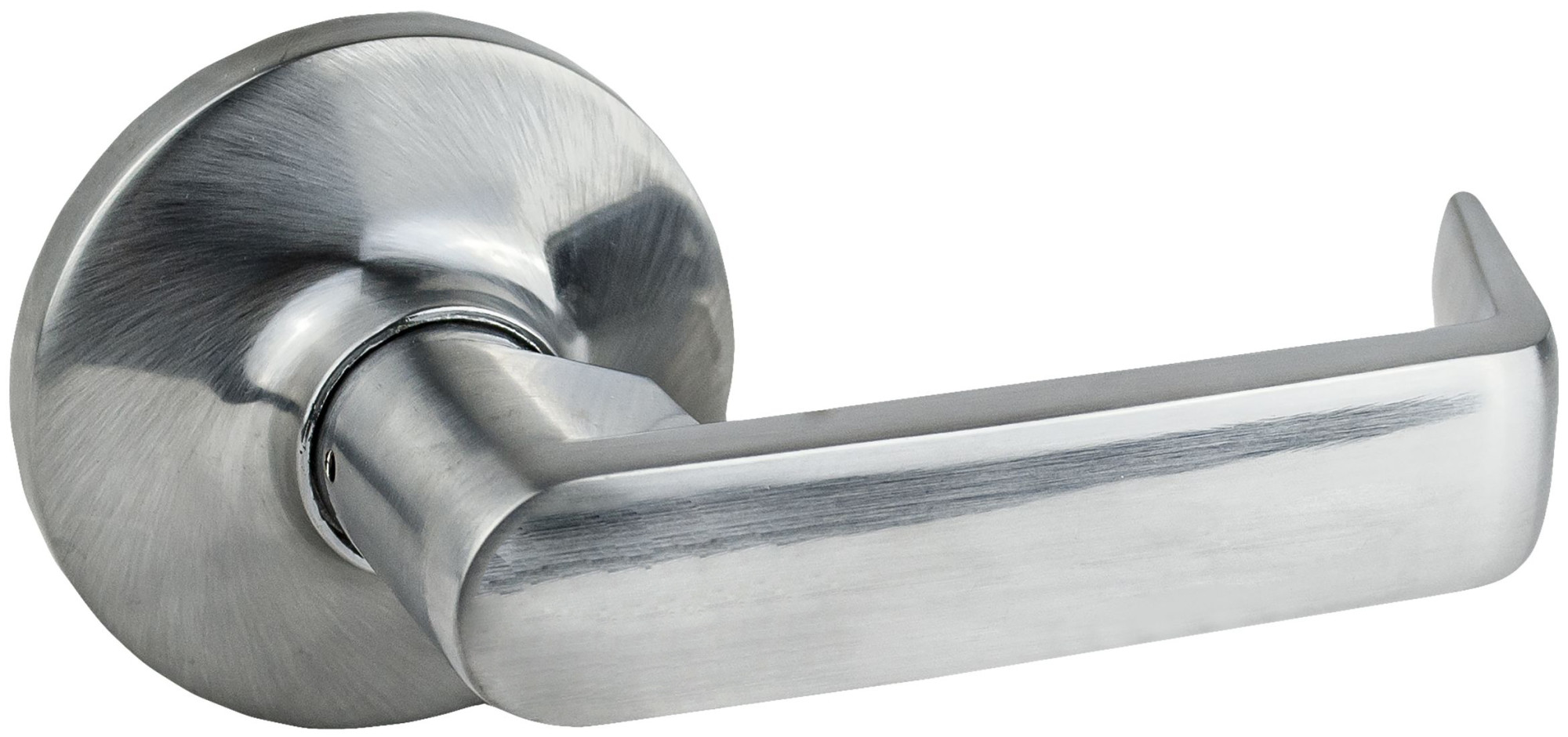 Lever Exit Device Trim with Passage Function in Satin Chrome Finish