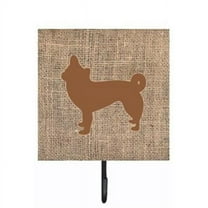 Carolines Treasures BB1068-BL-BN-SH4 Chihuahua Burlap and Brown Leash Or Key Holder