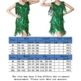 thumbnail image 2 of Vestido De Tirantes Vestido ceñido al cuerpo con borlas Traje de club nocturno sin mangas ajustado para mujer (Verde M) Ygjytge para Mujer Verde T M, 2 of 6