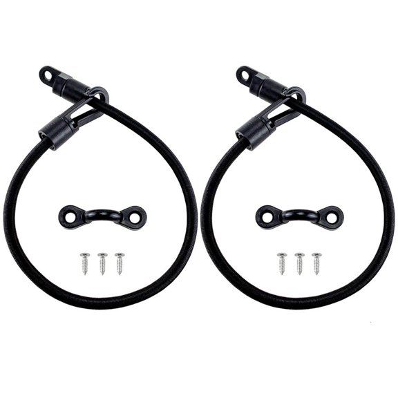 CIYISON 2 Sets Rod Strap Holder Deck Mount Connector Mount Rod Strap Rod Hold Down Strap for Bass Boat Kayak Boat Fishing