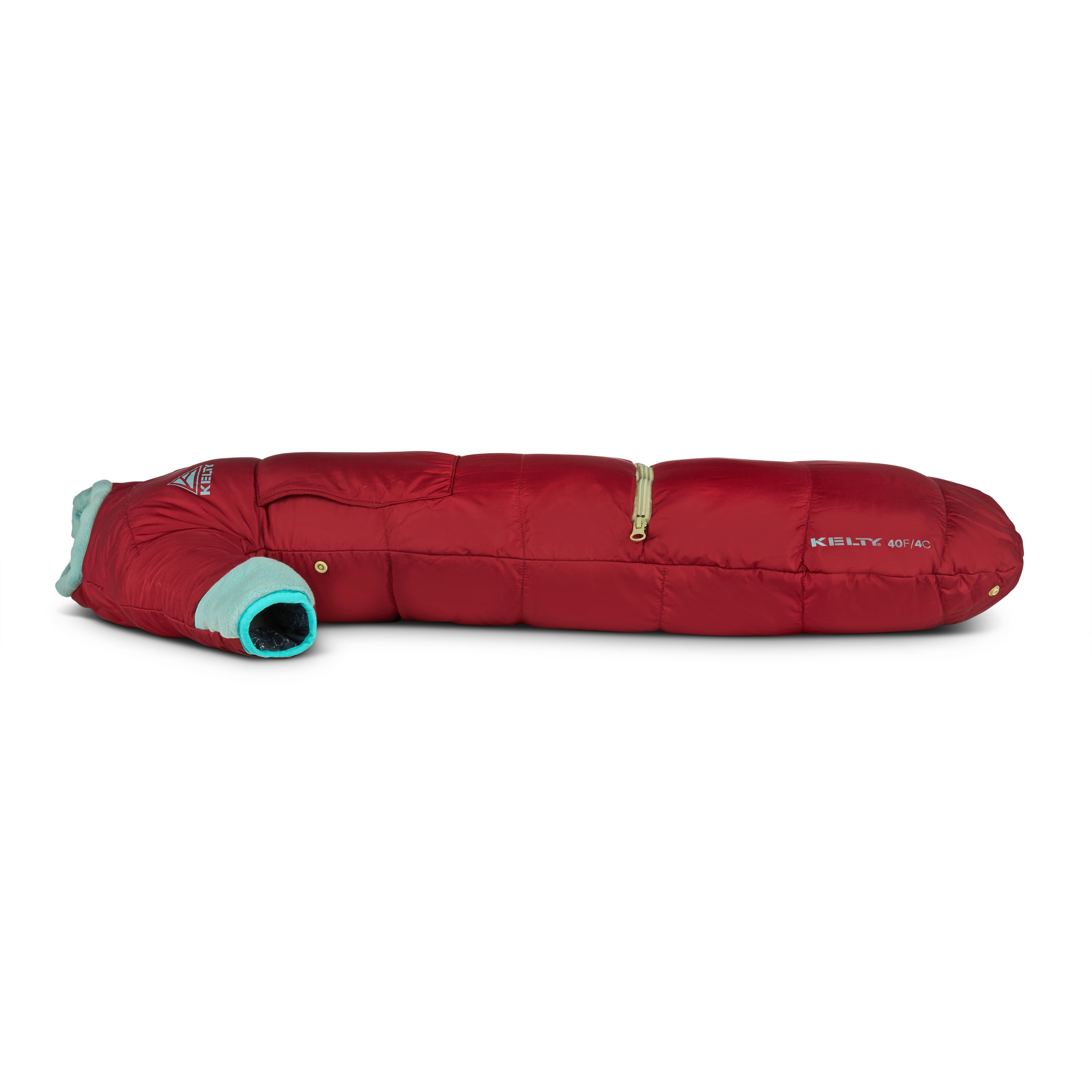 Kelty | Space Cadet 40° Degree Sleeping Bag for Infant 8-24M - Snuggly, Warm, and Cozy Sleeping Bag with Multi-Functional Design for Walking - Tibetan Red
