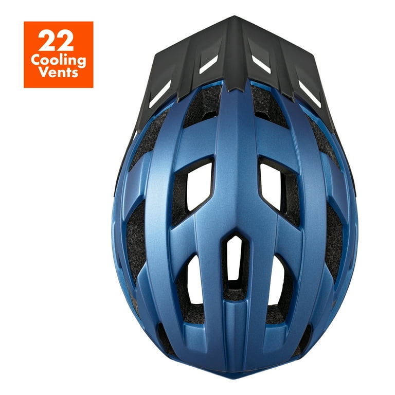 64cm mountain bike helmet Demon Podium MIPS – CPSC Certified SMALL / Be-Link Audio The Ozark Trail Adult Bike Helmet in blue offers safety and comfort for cyclists Helmets - Jay's Cycles |