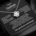 thumbnail image 4 of MERCH BY ANUBHUTI To My Soulmate Love Knot Necklace Gift for Wife Birthday Christmas Valentine’s Day, 4 of 7