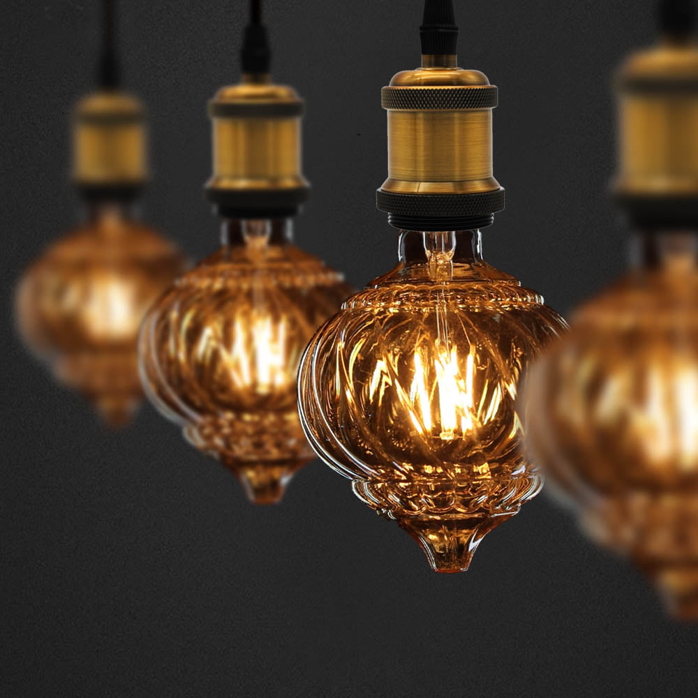 TIANFAN G40 Big Edsion Led Bulb Specail Shaped Lantern Light Bulb 4W 2500Kelvin 40W Equal E26 Decorative Light Bulbs