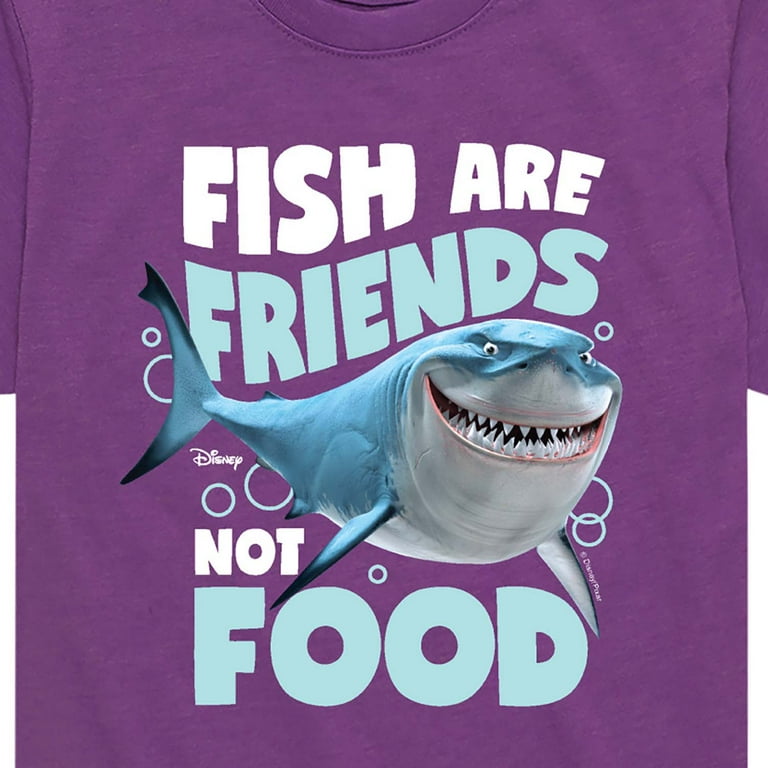 fish are friends not food t shirt