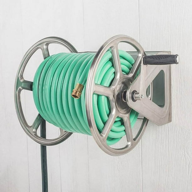 Liberty Garden LBG709S2 Dual Mounted Steel Garden Hose Reel w/ Crank