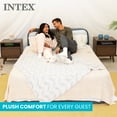 thumbnail image 3 of Open Box Intex Dura-Beam Deluxe Plush Headboard Queen Mattress Built-In Pump, 3 of 9