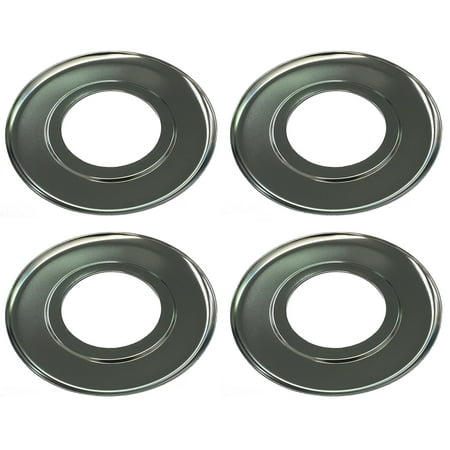 4 Universal Chrome 7 5 Round Drip Pans For Gas Stove Range
