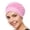 Light Pink, variant on Beemo Swim Caps for Women Swimming Turban Polyester Latex Lined Pleated for Ladies - Red
