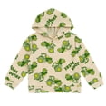 thumbnail image 3 of John Deere Tractor Waffle Knit Pullover Henley Hoodie and Jogger Pants Outfit Set Newborn to Little Kid, 3 of 5