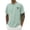 Mint Green, variant on Men's Graphic T-Shirts Raglan Short Sleeve Crewneck Casual Summer Beach Wear Athletic Tee Shirts