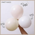 thumbnail image 4 of White Balloons 140 pcs Different Sizes of 18 12 10 5 Inch White Sand Balloons Arch Kit Garland for Wedding Baby Shower Birthday Bridal Shower Graduation Engagement Party Decorations, 4 of 7