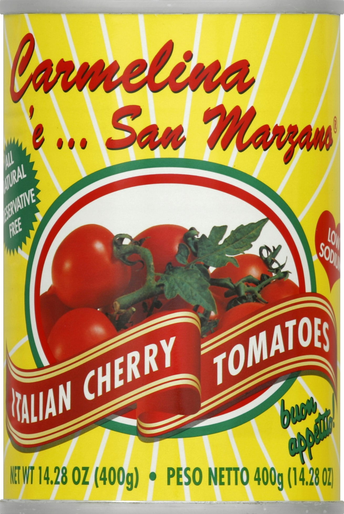 Carmelina & San Marzano Italian Tomato Cherry 14.28 oz (Pack Of 12)