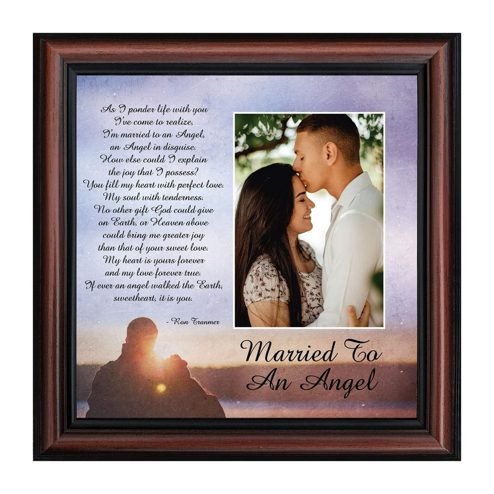 Married to an Angel, Christian Marriage Gift for Wife, Anniversary