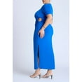 thumbnail image 2 of ELOQUII Women's Plus Size Cutout Detail Knit Maxi Dress, 2 of 2