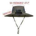 thumbnail image 2 of Solar Fan Hat, Wide Brim Solar Fan Hat, Hat with 2 Fans Solar Power for Men Women, Sun Bucket Fishing Hats, Solar & USB Charging Sombrero Con Ventilador Solar, 2 of 4