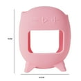 thumbnail image 5 of Yibooy Silicone Case Cover Speaker Carrying Stand Up Cover Pouch for JBL Clip 5(Pink), 5 of 8