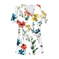 thumbnail image 3 of PVCS Womens Tops Fashion Women Summer Solid V-Neck T-Shirt Short Sleeve Casual Blouse Tops, 3 of 5