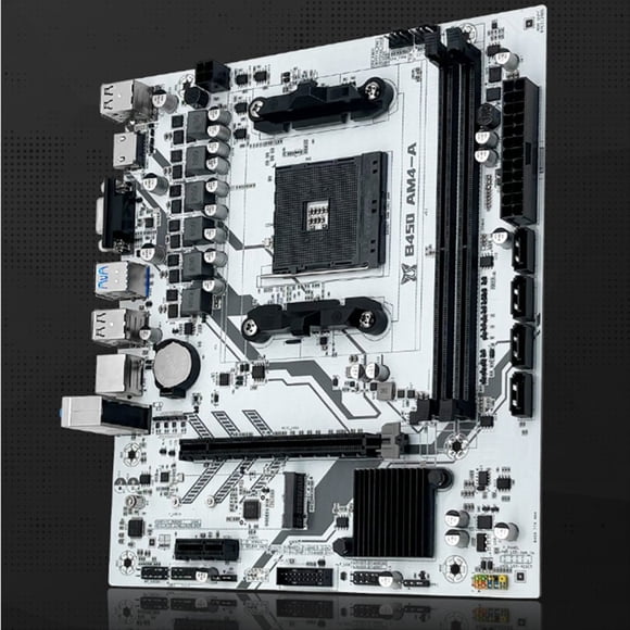 B450 Motherboard for AMD Processor Dual-Channel DDR4 Memory AM4 Mainboard M.2 NVME (Supports Ryzen 5500 5600 5600G CPU)