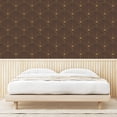 thumbnail image 3 of Ambesonne Art Deco Peel & Stick Wallpaper for Home, Dark Brown Classic Scales, 13"x100", Dark Brown Sand Brown, 3 of 5