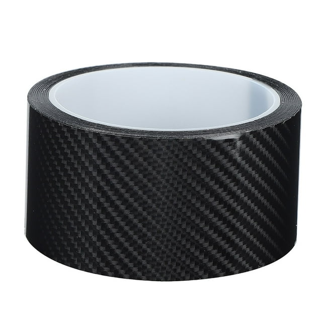 Adhesivo protector para coche, accesorio protector de fibra de carbono negro para coche, protector de fibra de carbono, funcionamiento suave
