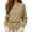 Khaki, variant on Tqcoqu Women's Off The Shoulder Sweatshirt Asymmetrical Tops Y2k Long Sleeve T Shirt Going Out Tops