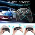 thumbnail image 6 of Wireless Controller Compatible with P4/P4 Slim/P4 Pro/Windows PC, Black, 6 of 6