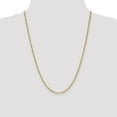 thumbnail image 5 of Auriga Fine Jewelry 10K Yellow Gold 2.5 mm Semi-Solid Figaro Chain Necklace for Women 24", 5 of 6
