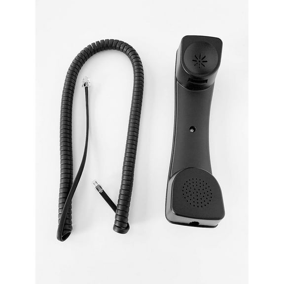 HYYYYH Handset Receiver with Curly Cord for DP5000 and IP5000 Series Phone Black DP5008 DP5022-SD DP5122-SD DP5032-SD DP5132-SD IP5022-SD IP5122-SD IP5122-SDC IP5132-SD IP5131-SDL