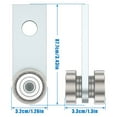 thumbnail image 4 of 2 Pcs Rouleaux de Chariot en Acier au Carbone 2 Roulements Roues de Chariot Capacité de Charge 1800 Lb Robuste Roulement Fluide Ensemble de Chariot pour Systèmes de Chariot Élévateurs Électriques 2 Pcs, 4 of 11