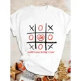 thumbnail image 1 of Camiseta de estilo navideño para mujer, ropa con estampado de dibujos animados, moda para mujer, 1 of 5