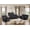 Black, variant on Achouhada Electric Recliner Leather Sofa