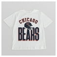 thumbnail image 4 of Women's Gameday Couture  White Chicago Bears Oversized Classic Fierce Focus T-Shirt, 4 of 4