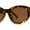 Tortoise - Brown, variant on Retro Classy Thick Plastic Cat Eye Glam Fashion Sunglasses All Black