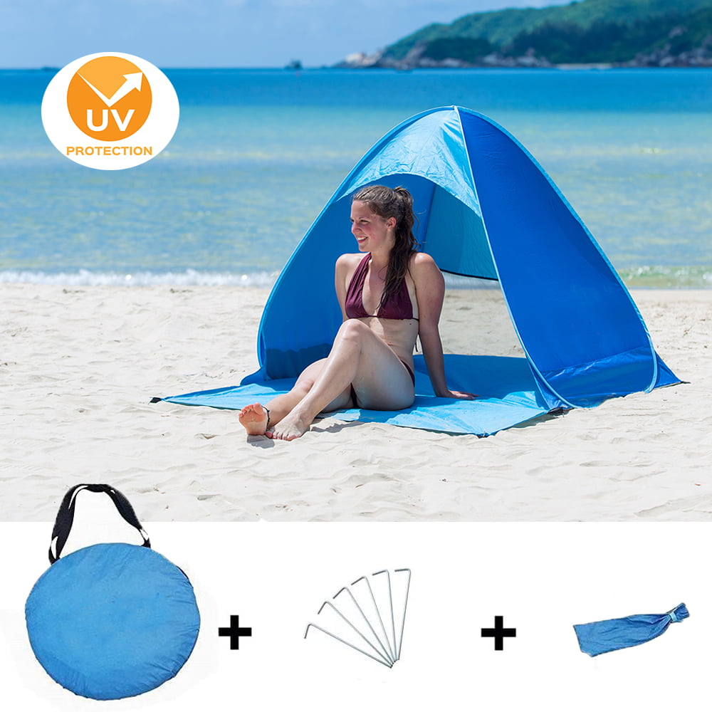 Portable Pop Up Tent Outdoor Folding Anti UV Instant Beach Sun Shelter Canopy 