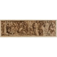 thumbnail image 2 of Domenico Beccafumi 24x10 Gold Ornate Framed and Double Matted Museum Art Print Titled - The Strike of the Rock, Study for a Fragment of the Paving of the Cathedral of Siena (16th Century), 2 of 4