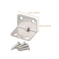 thumbnail image 1 of Small Corner Bracket Stainless Steel Corner Brace for Garden 30Pcs, 1 of 4