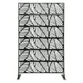 thumbnail image 6 of Miumaeov Modern Black Decorative Wall Metal Fence Free Standing Privacy Screen Outdoor Decorative Panels for Room Hotel Backyard Decoration, 6 of 7