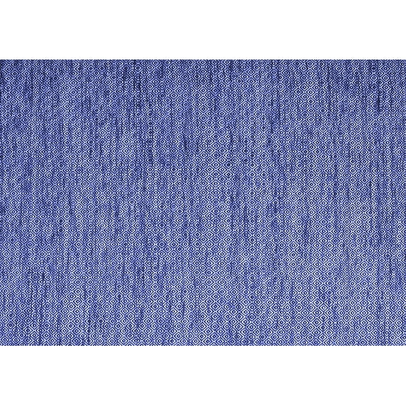 Ahgly Company Indoor Rectangle Abstract Blue Contemporary Area Rugs, 8' x 12'