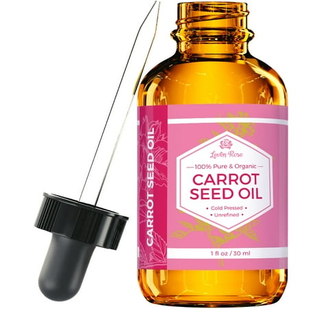 Leven Rose Organic Carrot Seed Oil, 1 Fl Oz (Best Carrot Seed Oil Brand)