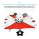 thumbnail image 5 of Manta de seguridad de alto contraste con sonido de tintineo y arrugas, papel suave para bebés, regalos unisex para niños y niñas, juguete para acurrucarse para bebés, peluche para bebés., 5 of 6