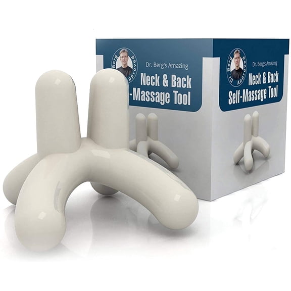 Dr. Berg’s Self-Massage Tool - Handheld Neck and Lower Back Massager