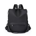 thumbnail image 2 of Mochila de tela Oxford para mujer, moderna, combinable, de viaje, de gran capacidad, mochila de lona, bolso pequeño para mujer, 2 of 3