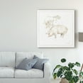thumbnail image 3 of Trademark Fine Art 'Farm Friends IX Neutral' Canvas Art by Lisa Audit, 3 of 4