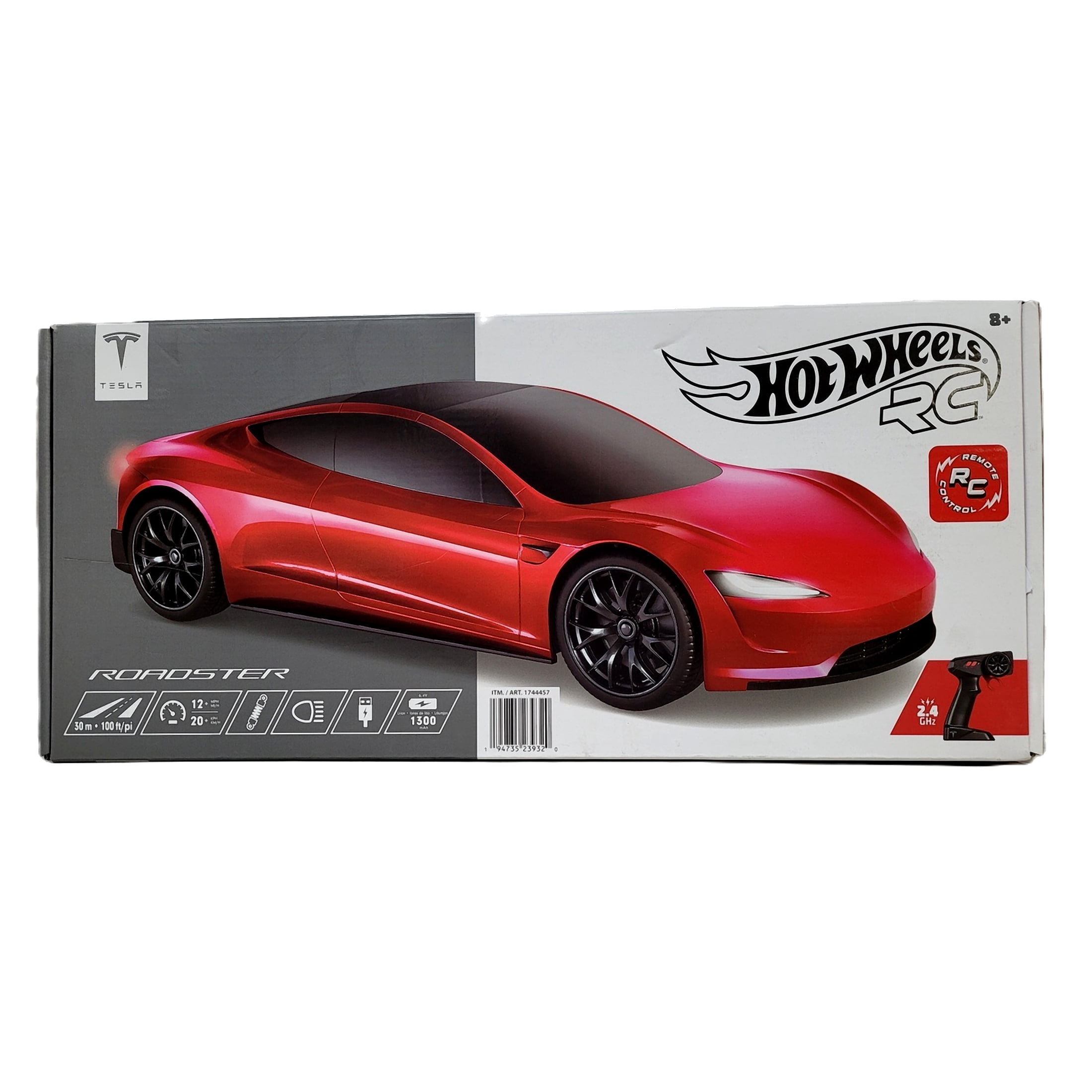 Hot Wheels Tesla Roadster RC - 1:10 Scale