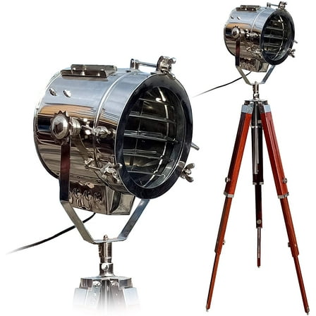 Thor Intruments Vintage Design Hollywood Movie Spotlight Floor Lamp Home Decorative Rustic Vintage Home Decor Gifts