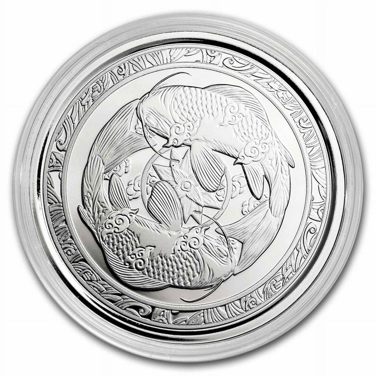2023 Fiji 1 oz Silver Koi Fish BU - Walmart.com