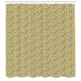 thumbnail image 3 of Ambesonne Garden Shower Curtain, Meadow Inspired Spring, 69"Wx84"L, Indigo Yellow Taupe, 3 of 3